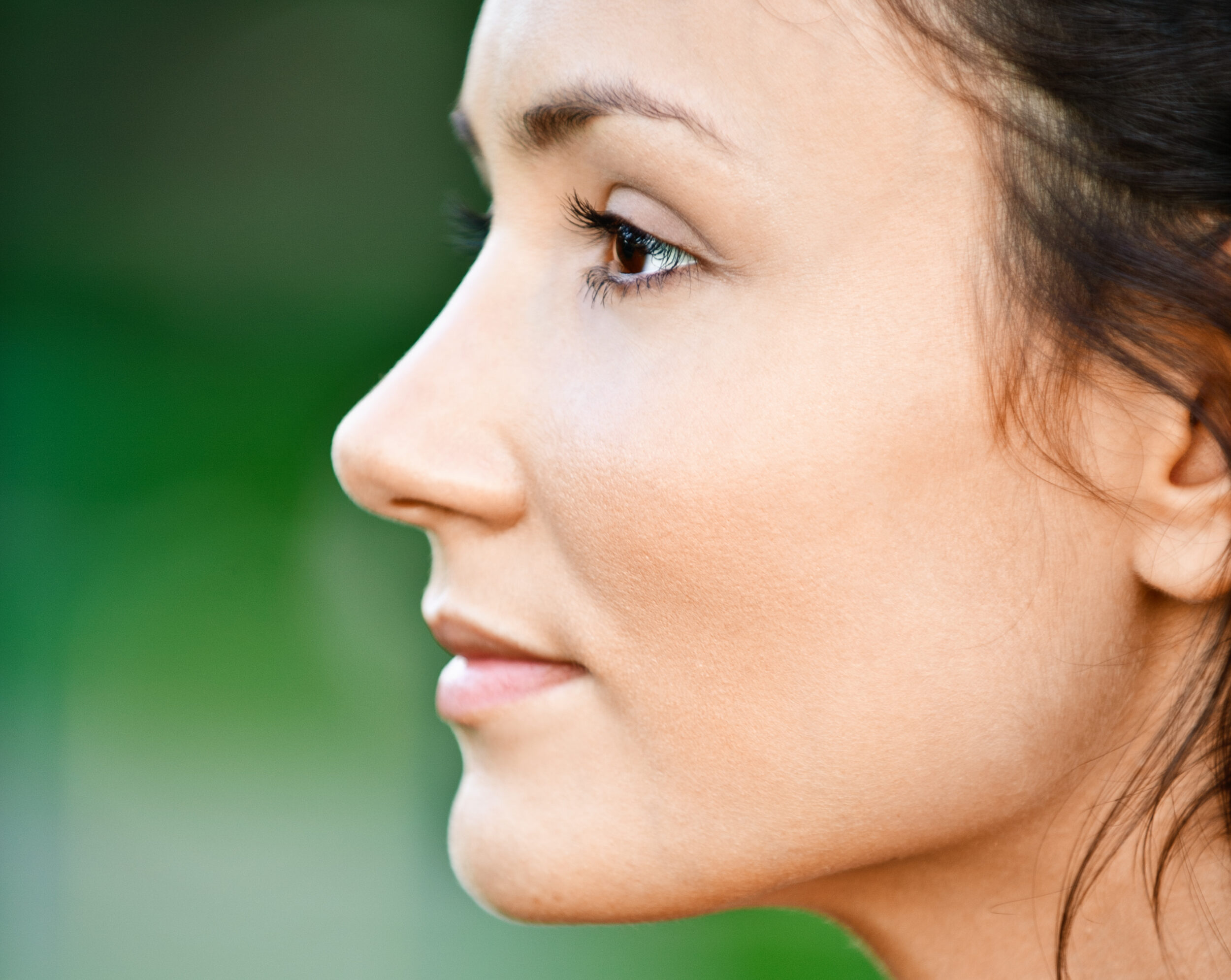 Profile of a woman